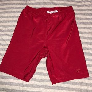 Thrifted biker shorts